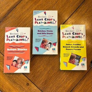 Shari Lewis Lamb Chop Play-Along VHS Tapes